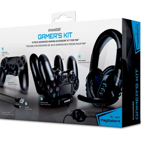 dreamGear for Playstation Other - PlayStation 4 Gamers Kit 6 in 1 - by DreamGEAR BNIB Cross Post